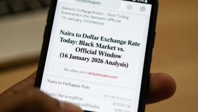 Naira to Dollar exchange rate analysis