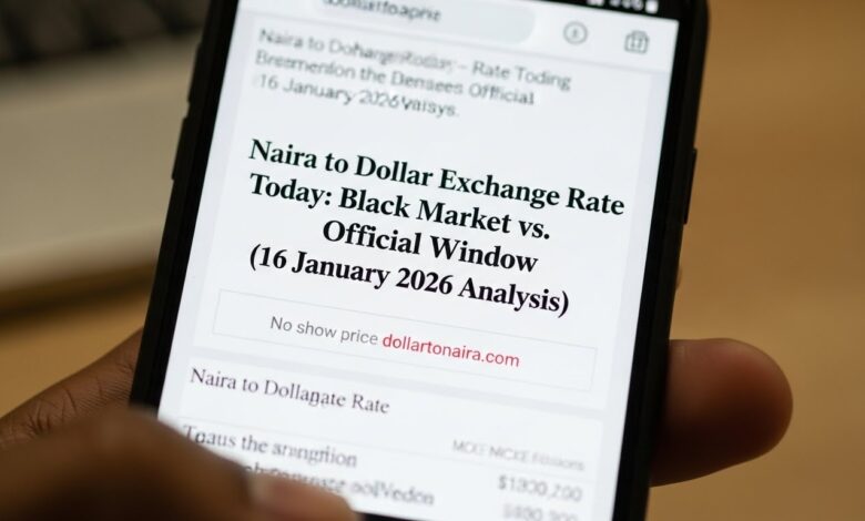 Naira to Dollar exchange rate analysis